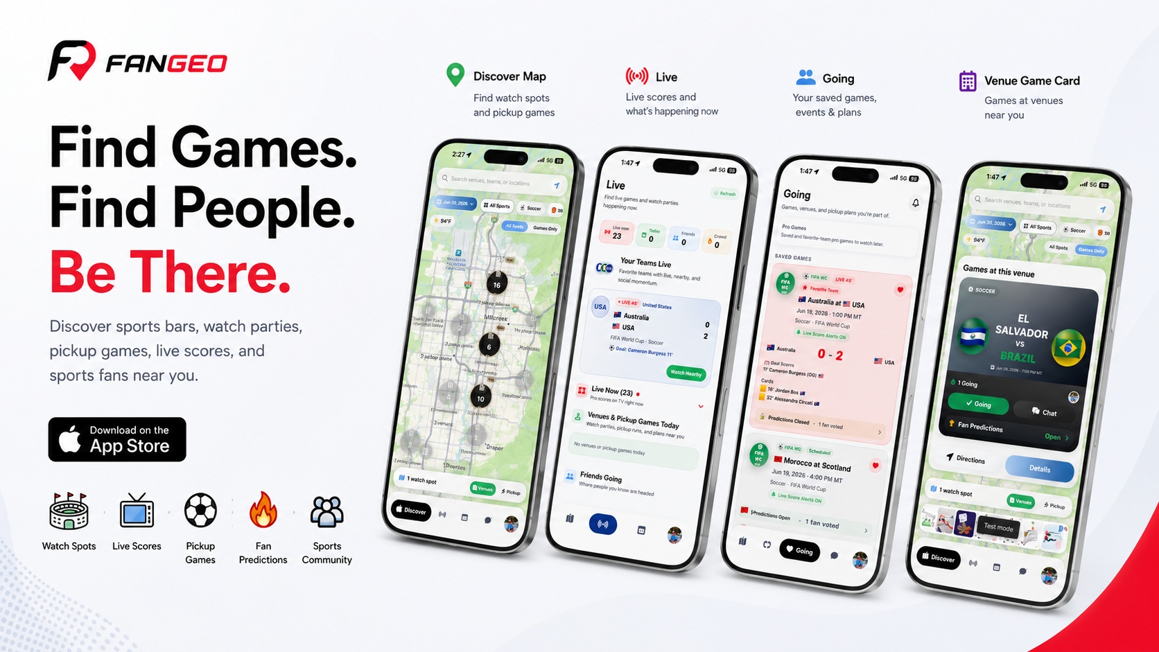 FanGeo app showcase